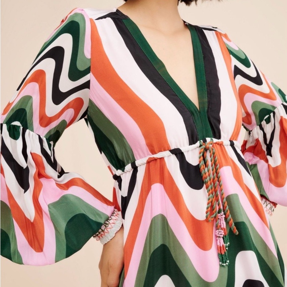 FARM Rio Vibrant Long Sleeve Dress - Picture 4 of 4
